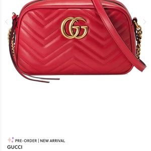 Red gucci bag worn once